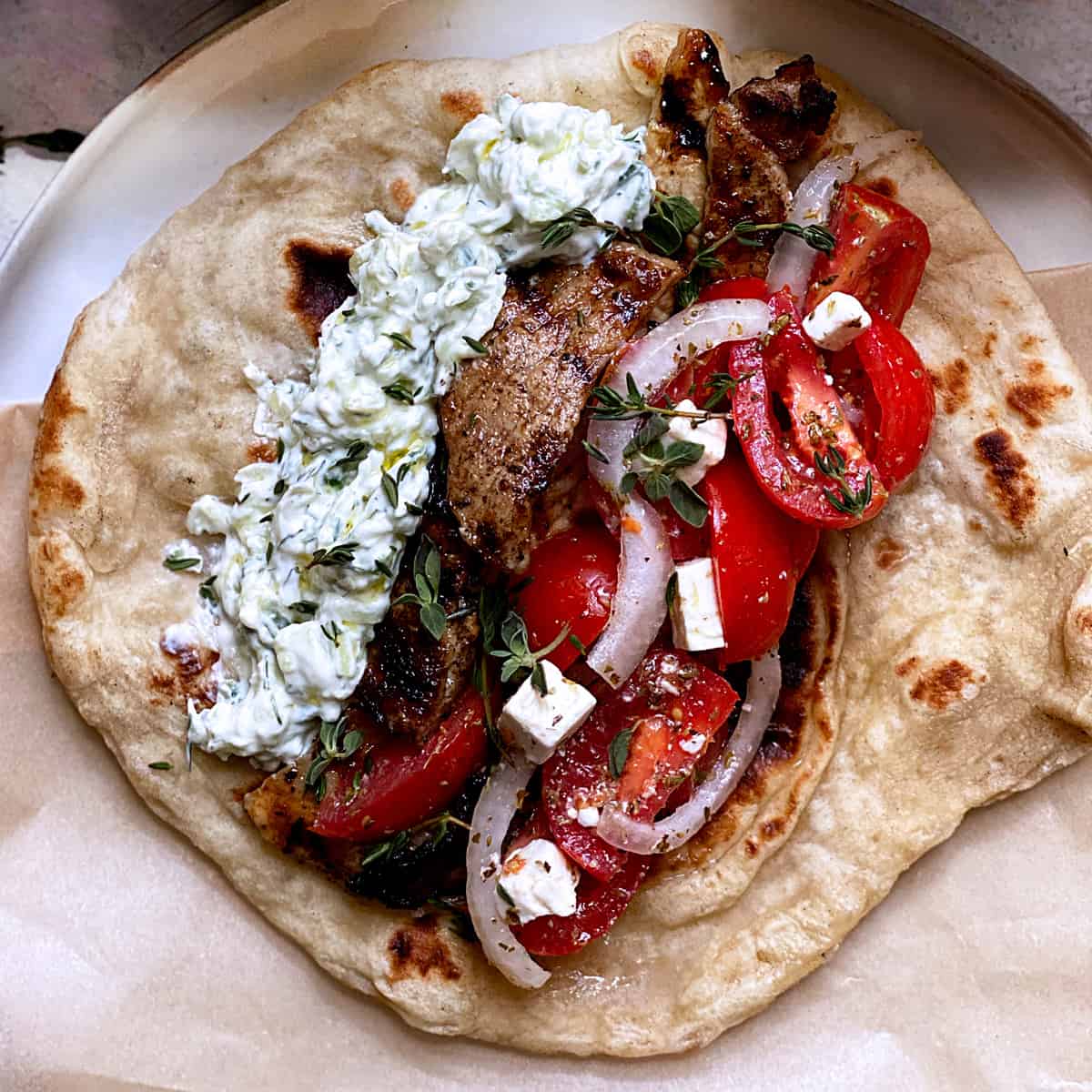 Greek Gyro (Souvlaki)