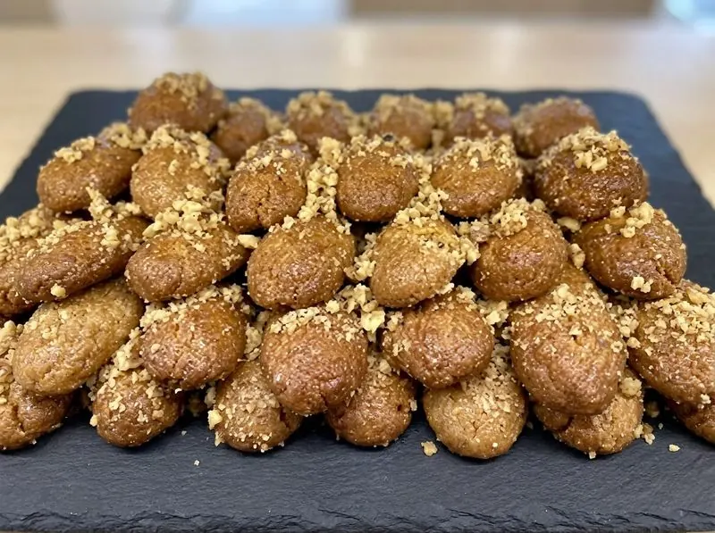 Honey Walnut Cookies (Melomakarona)