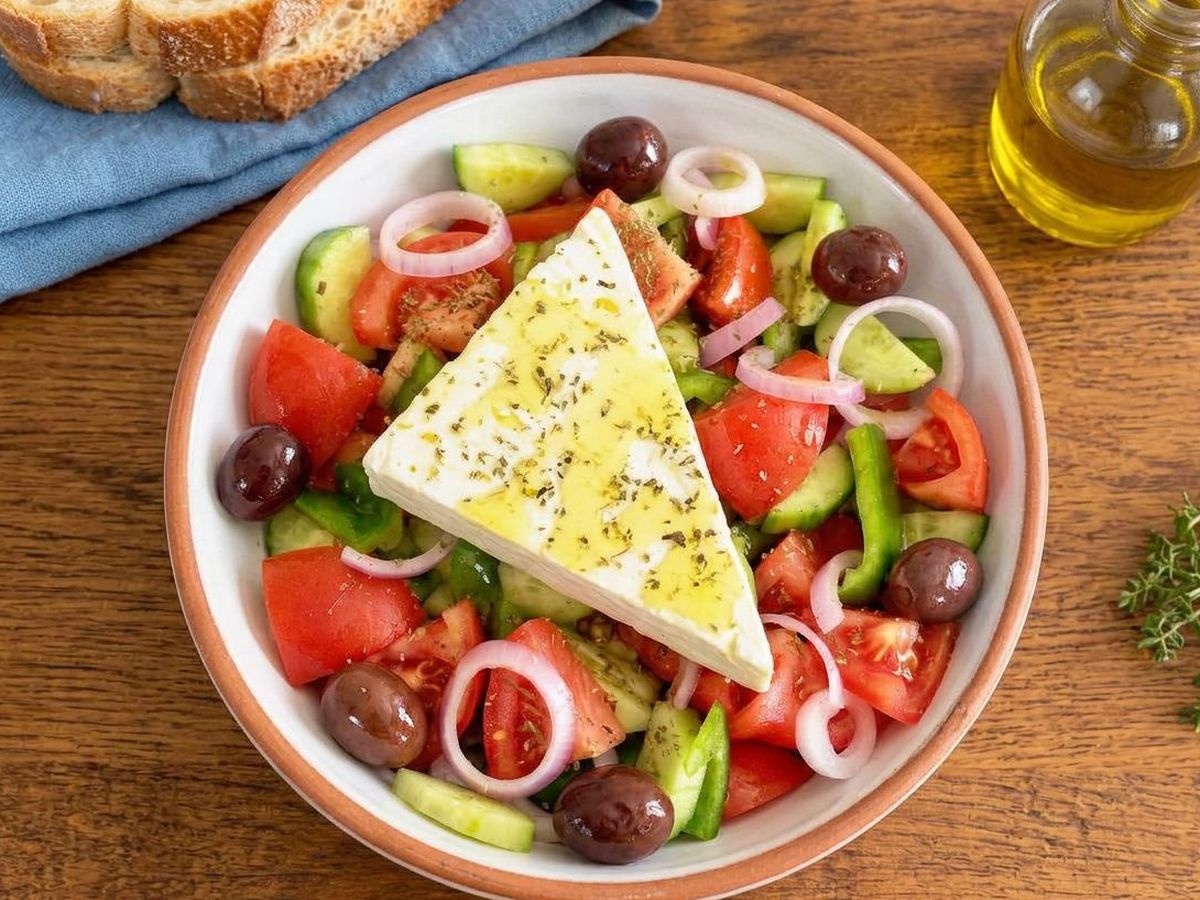 Traditional Greek Salad (Horiatiki)
